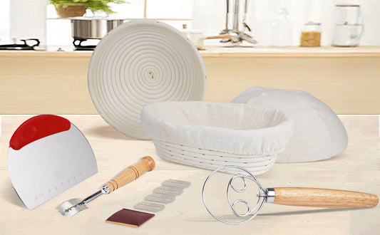 New Year Baking Set! Bread Basket + Gift Box, Perfect for Gifting & Personal Use